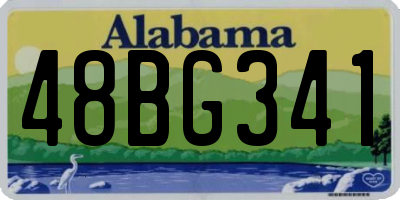 AL license plate 48BG341