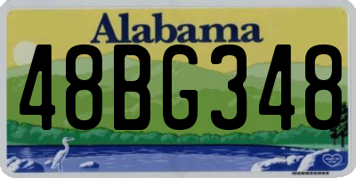 AL license plate 48BG348