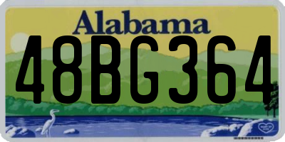 AL license plate 48BG364