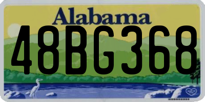 AL license plate 48BG368