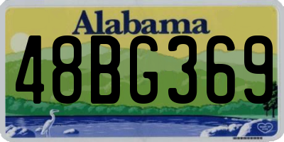 AL license plate 48BG369