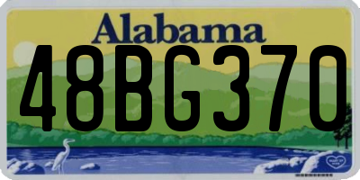 AL license plate 48BG370