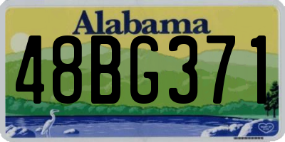 AL license plate 48BG371