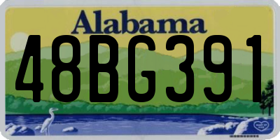AL license plate 48BG391