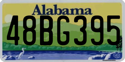 AL license plate 48BG395