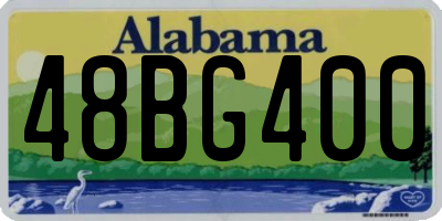 AL license plate 48BG400