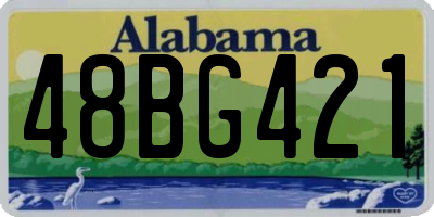 AL license plate 48BG421