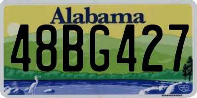 AL license plate 48BG427