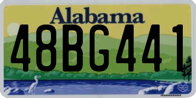 AL license plate 48BG441