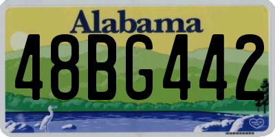 AL license plate 48BG442