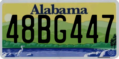AL license plate 48BG447