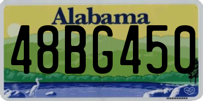 AL license plate 48BG450