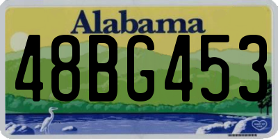 AL license plate 48BG453