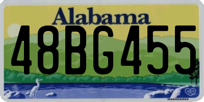 AL license plate 48BG455