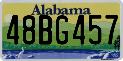 AL license plate 48BG457