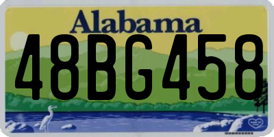 AL license plate 48BG458