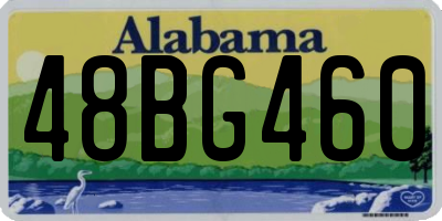AL license plate 48BG460