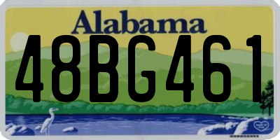 AL license plate 48BG461
