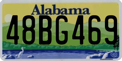 AL license plate 48BG469