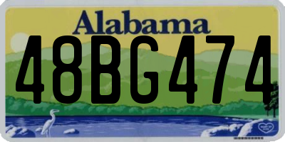 AL license plate 48BG474