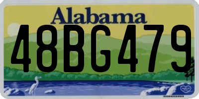 AL license plate 48BG479