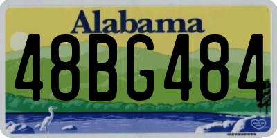 AL license plate 48BG484