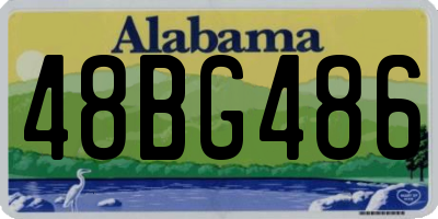 AL license plate 48BG486