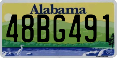 AL license plate 48BG491