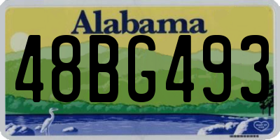 AL license plate 48BG493