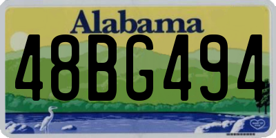 AL license plate 48BG494