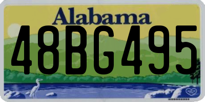 AL license plate 48BG495