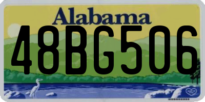AL license plate 48BG506