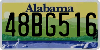 AL license plate 48BG516