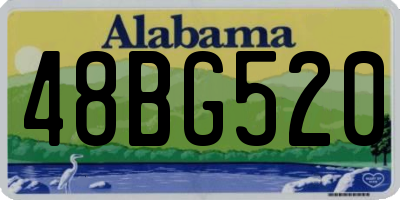 AL license plate 48BG520
