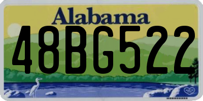 AL license plate 48BG522