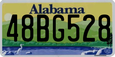 AL license plate 48BG528