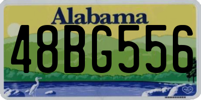 AL license plate 48BG556