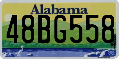 AL license plate 48BG558