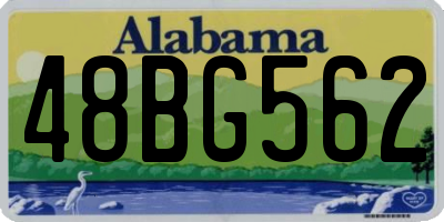 AL license plate 48BG562