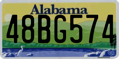 AL license plate 48BG574