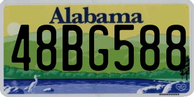 AL license plate 48BG588