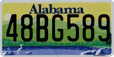 AL license plate 48BG589