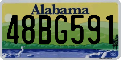 AL license plate 48BG591