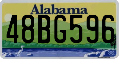AL license plate 48BG596