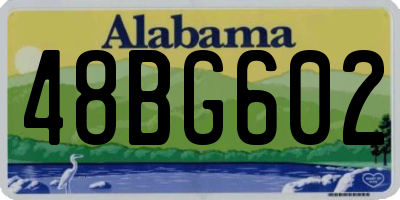 AL license plate 48BG602