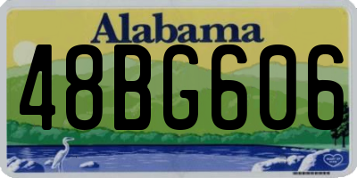 AL license plate 48BG606