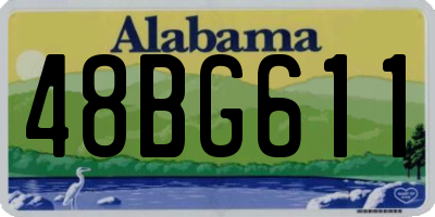 AL license plate 48BG611