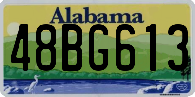 AL license plate 48BG613