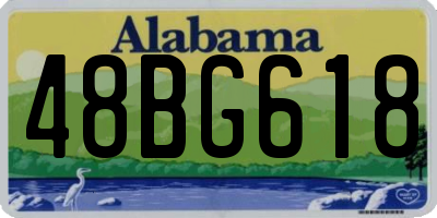 AL license plate 48BG618