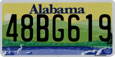 AL license plate 48BG619